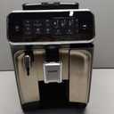 Philips 3300 Series Fully Automatic Espresso Machine with integrated milk frother and grinder, 5 Hot & Iced Coffee Pre-Sets, 40% Quieter SilentBrew, 15-Bar Pressure, Glossy Black (EP3326/90)