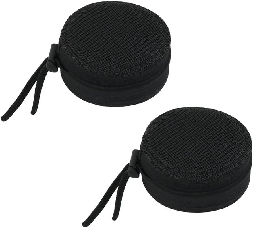 2 Pack 6" Grow Tent Vent Cover Dust Filter Cover for Plant Grow Tent Accessories with Elastic Band and Fixed Buckle Fan Exhaust Screen