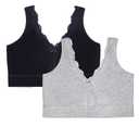 Fruit of the Loom Women's Full Coverage Wireless Cotton Bralette M