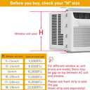 LBG Products Window Air Conditioner Side Panel and Frame Set,AC Accordion Filler Kit,Fits Most 10000BTU Window Air Conditioners