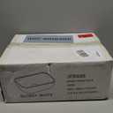 J-FAMILY 14.5'' x 10'' Bathroom Small Vessel Sink Above Counter White Porcelain Ceramic Sink Bowl Small Vanity Sink Lavatory Wash Basin