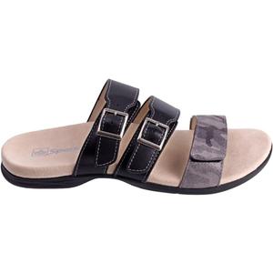 REVITALIGN Women's Stylish Slide Sandal (8, Black/Camo)