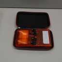 R36MAX Handheld Game Console, Retro Gaming Console with 4000mAh Battery 4.0IPS Screen, Open Source Linux System, with 64GB TF Card Portable Video Gaming Console, Transparent Ruby