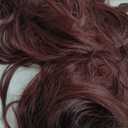 N NAYASA Burgundy Wigs with Bangs Wine Red Ombre Wigs for Women Long Layered Wigs with Dark Roots Synthetic Heat Resistant Wigs for Daily Party Use