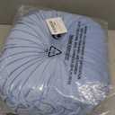 vctops Solid Velvet Seat Cushions Round Floor Pillows Thicken Chair Cushions Pleated Chair Pads Seat Pad Throw Pillows for Bedroom Living Room (Light Blue,Diameter 14")