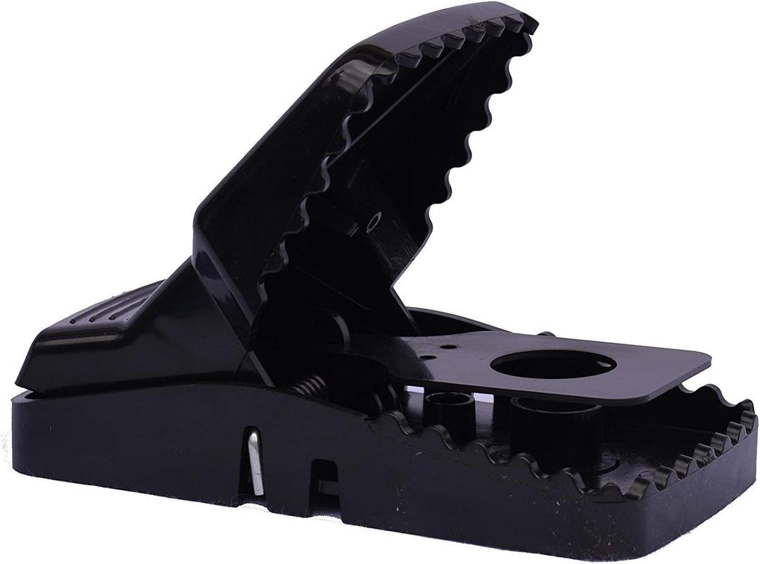 Rat Bait Stations 6-Pack | Refillable Outdoor Mouse Bait Station with Locks & Keys | Weather-Resistant Rodent Bait Box for Indoor & Outdoor | Pet & Kid-Safe Rat Trap Alternative