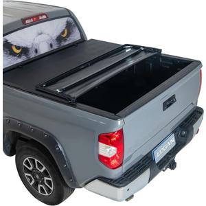 Logan Tonneau Cover Soft Tri-Fold Truck Bed for 2019-2023 Ram 1500,Bed Cover Truck Bed Covers Compatible with 2019-2023 Dodge Ram 1500 5.7ft