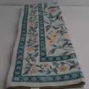 Floral Machine Washable  Rug 5Ftx7Ft