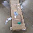 Acekool Outdoor Storage Shed 8x15 Ft & Large Storage Space, Utility Metal Storage Shed with Lockable Sliding Door and Vent, Garden Tool Shed for Organising Tools and Equipment in Yard, Garden, Grey