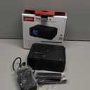 GPX Mini Projector with Bluetooth, USB and SD Media Ports, Includes Remote (PJ609B), Black