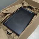 Nutrichef Double Burner Griddle, Non-Stick Stove Top Griddle for Gas Stove, Dishwasher Safe, Heatproof Bakelite Handles, Even Heat Distribution, PFOA & PFOS Free, 20 x 12 x 0.8 Inch (Black)