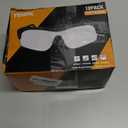 12 Pack Safety Glasses, ANSI Z87.1+UV Protective Eyewear, Impact Resistant Anti-Scratch Safety Goggles for Men Women (Gray)