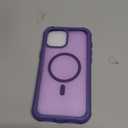 Magnetic for iPhone 12 Pro Max Case, [Compatible with MagSafe][Military Grade Drop Protection][Heavy Duty Protection][Non-Slip][Shockproof] 2-Layer Durable Bumper Phone Case 6.7''-Dark Purple