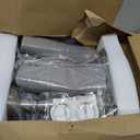 Bedroom Lamps for Nightstand, 3 Way Dimmable Silver Bedside Lamps with USB
