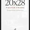 Americanflat 20x28 Poster Frame - Slim Molding - Black