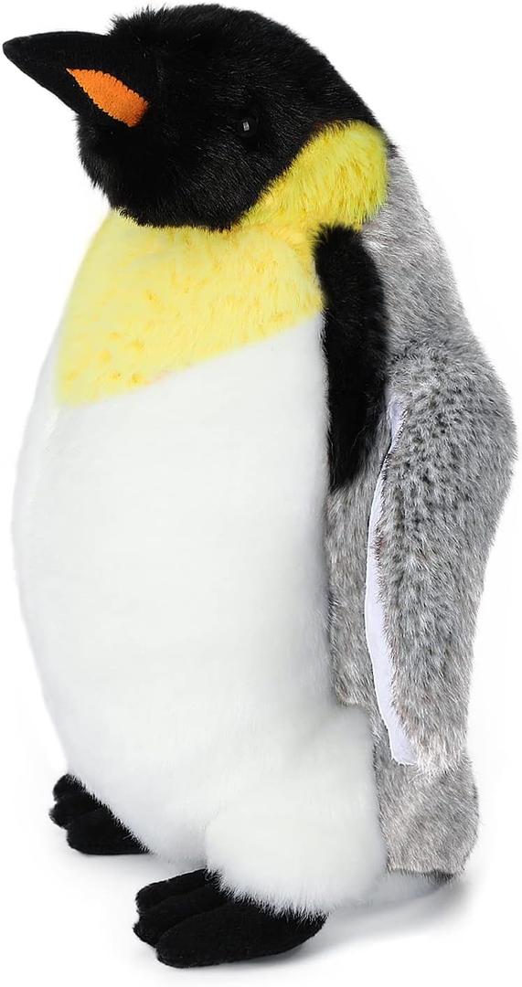 AULUDA Penguin Plush Toy, 10" Stuffed Animal Small Plushie Doll, Soft Fluffy Like Real Penguin Hugging Toy - Present for Every Age & Occasion