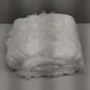 Christmas Tree Skirt White 60 Inch Faux Fur Plush - Indoor/Outdoor Decoration for Merry Christmas