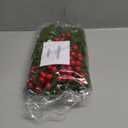 ComfyKit 45Pcs Artificial Pine Branches with Red Berry Stems,Christmas Faux Green Cedar Sprigs Branches,Fake Greenery Pine Needles for Wreaths,Garlands,Craft DIY,and Xmas Decorations