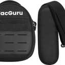 Premium Shooting Ear Protection Bag, Universal Fit for Most Slim Profile Foldable Earmuffs (Black)