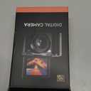 Digital Camera 4K for Photography and Video, 56MP Autofocus Vlogging Camera for YouTube, 3" 180 Flip Screen & 16X Digital Zoom, Compact Travel Cameras with 32GB SD Card for Beginners & Adults (Black)