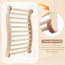 2PCS Sauna Backrest Sauna Accessories Wooden Slip-Resistant Non-Toxic Comfortable S-Shape Design Sauna Chair with Back, Sauna Accessories for Any Barrel or Infrared Sauna
