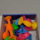 Toddlers Suction Cup Bath Toys: 12 Pcs Sensory Suction Bath Toys for Toddler, Kids Suction Fidget Toys Suction Cup Toys for Windows Travel