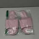 Women's Open Toe House Slippers Breathable Waffle Fabric Memory Foam | Cushioning Slip-On Summer Indoor Slippers Non-Slip TPR Sole Easy Care