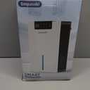 Dehumidifier, 98 OZ Dehumidifiers for Home (1000sq.ft), Dehumidifier with Air Filter, Tank with Drain Hose, Sleep Mode and Auto Shut Off, Dehumidifiers for Basement Bathroom, 7-Color LED Light, Silver