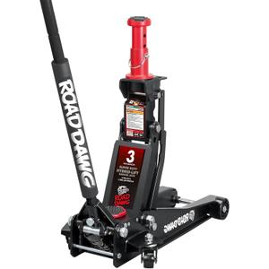 ATZ830027HD Torin Hydraulic Low and High Profile Professional Grade Foldable Garage Service/Floor Jack with Quick Lift Pump, 3 Ton (6,600 lb) Capacity, Black
