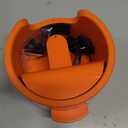 Kohree Trailer Coupler Lock, Heavy Duty Hitch Lock Fits 2-5/16", 2" Couplers, RV Trailer Lock, Durable Steel Tongue Lock with Keys, Orange