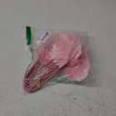 DILATATA 6 Pcs PU Foam Pink Artificial Palm Leaves for DIY Wedding Bouquets, Centerpieces, Arrangements, Bridal Shower, and Home Decor