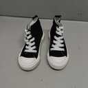 Kids High Tops Sneakers Toddler Canvas Walking Shoes with Hook and Loop for Boys and Girls