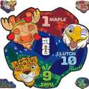 2 x FIFA World Cup 2026 Mascot 26PCS Wooden Pocket Puzzle