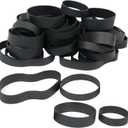 HAIDIBAO-Rubber Bands Assorted Sizes Black Mixed wide Elastic Bands for for Survival Office Supply size82,size#94,size#84,size#105 Tactical Rubber Bands