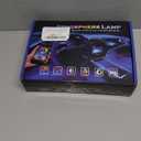 Dreamcolor Acrylic Interior Car LED Strip Light with Wireless APP, RGB 18 in 1 with 175 inches 600 LEDs Fiber Optic Car Ambient Lighting Kits, Dual Zone Sound Active Function LED Strip for Car