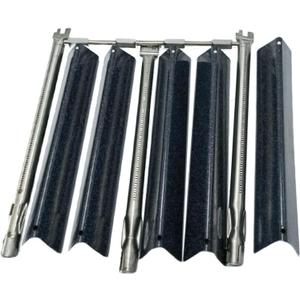Firsgrill Replacement for Weber Spirit 300, 310, 320, 700 Series & Genesis Silver/B/C, Gold/B/C, Platinum/B/C Gas Grills - 69787 Burner & 7636 Heat Plate