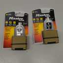 Master Lock Combination Lock, Heavy Duty Weatherproof Padlock, Resettable for Outdoor Use, Brass Finish, M175XDLF (1.2 x 2 x 3.87 inches (1 Pack))