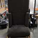 Modern Recliner Chair In Brown-Graphite Color With Soft Upholstery And Comfortable Padded Design, Ideal For Living Rooms Or Relaxation Areas, Size 62 x 36 inch