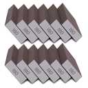12Pcs Sanding Sponge 180 Grit Fine Sanding Blocks for Drywall Metal Wood Washable and Reusable