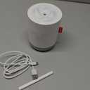 Portable Mini Humidifier, 500ml Small Cool Mist Humidifier, USB Personal Desktop Humidifiers for Baby Bedroom Travel Office Home, Auto Shut-Off, 2 Mist Modes, Super Quiet, White