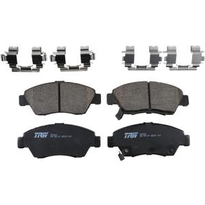 TRW Pro TRC0621 Disc Brake Pad Set For Honda Fit 2007-2008, Front, And Other Applications