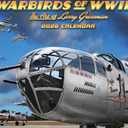 2 x Vintage Airplane Calendar 2026 Larry Grossman Warbirds WW2 Aviation Monthly Wall 12 Month | American Made In The USA