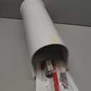 Mail Boxes for House Outside, RAINHOL White Mailboxes for Outside, Galvanized Steel Post-Mount Mailboxes, 19 x 8.7 x 6.7 Inches
