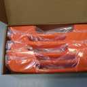 Orange Plastic Handles, 5pc