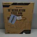 GoSports Regulation 18" Steel Basketball Rim - Choose from Fixed or Breakaway - Use for Replacement or Garage Mount