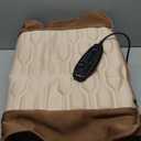 Full Body Massage Mat with Heat, Back Massager for Pain Relief Deep Tissue, Back Massage Pad with Lumbar Support Traction Device, 10 Vibration Motors & 5 Massage Modes, 2 Heating Pads for Back