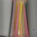 10 Inch Rainbow Spiral Taper Candles for Home Decoration, 12 Pack 6-Color Candlesticks for Dinner Party Wedding Holiday