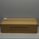 Bathroom Vanity Light for Mirror: 4-Light Modern Wall Sconce Lighting with Clear Glass Bath Vintage Wall Mounted Lamps for Bedroom,Living Room (Black and Silvery)