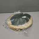 12 Pcs Tropical Luau Placemats Set, 6 Round Fringe Place Mats and 6 Palm Leaf Place Mats for Hawaiian Party Decor, Summer Beach Theme Table Settings