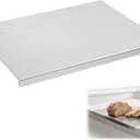 304 Stainless Steel Cutting Board with Lip, 15.7 x 11.8 Inch